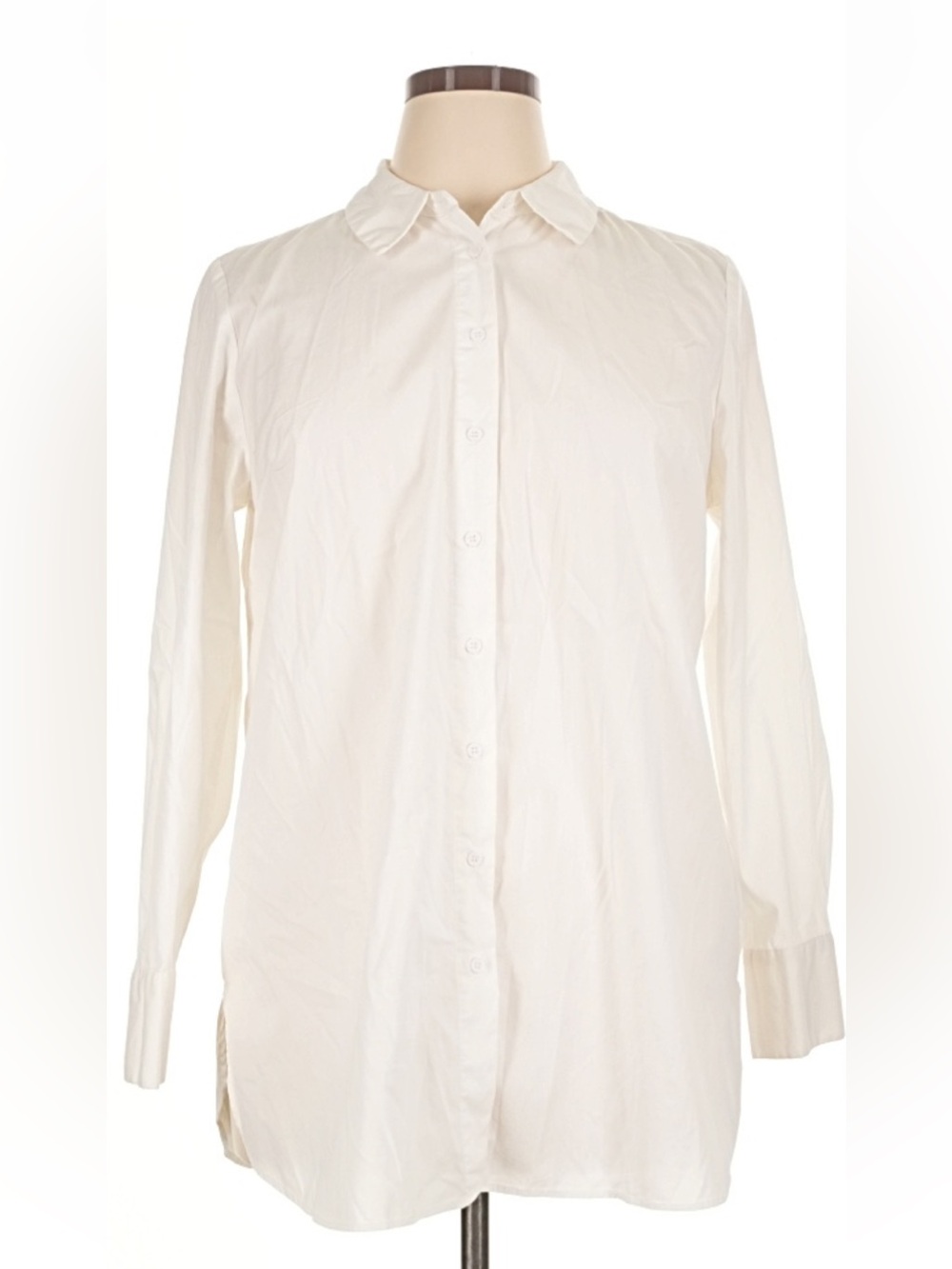 Classic Women’s  White Button-Up Shirt by Marled Reunited Clothing